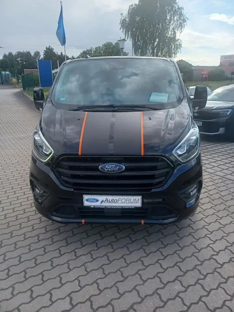 Ford Transit Custom DoKa 320L2 Sport Zwart - 1