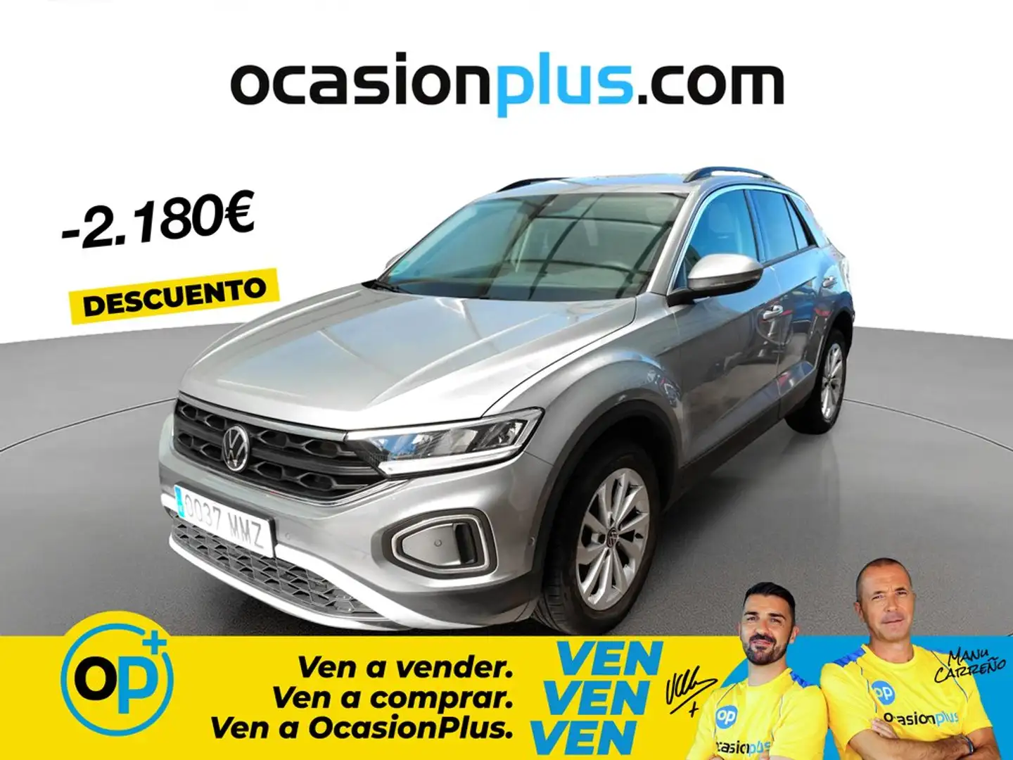 Volkswagen T-Roc 1.5 TSI Life DSG7 110KW Gris - 1