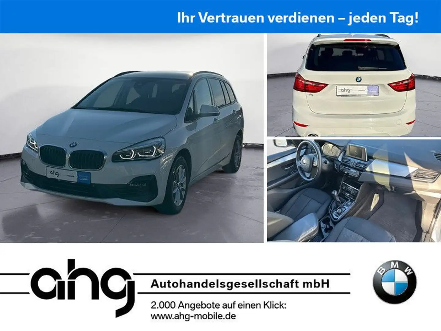 BMW 216 PDC vorne + hinten LED Weiß - 1