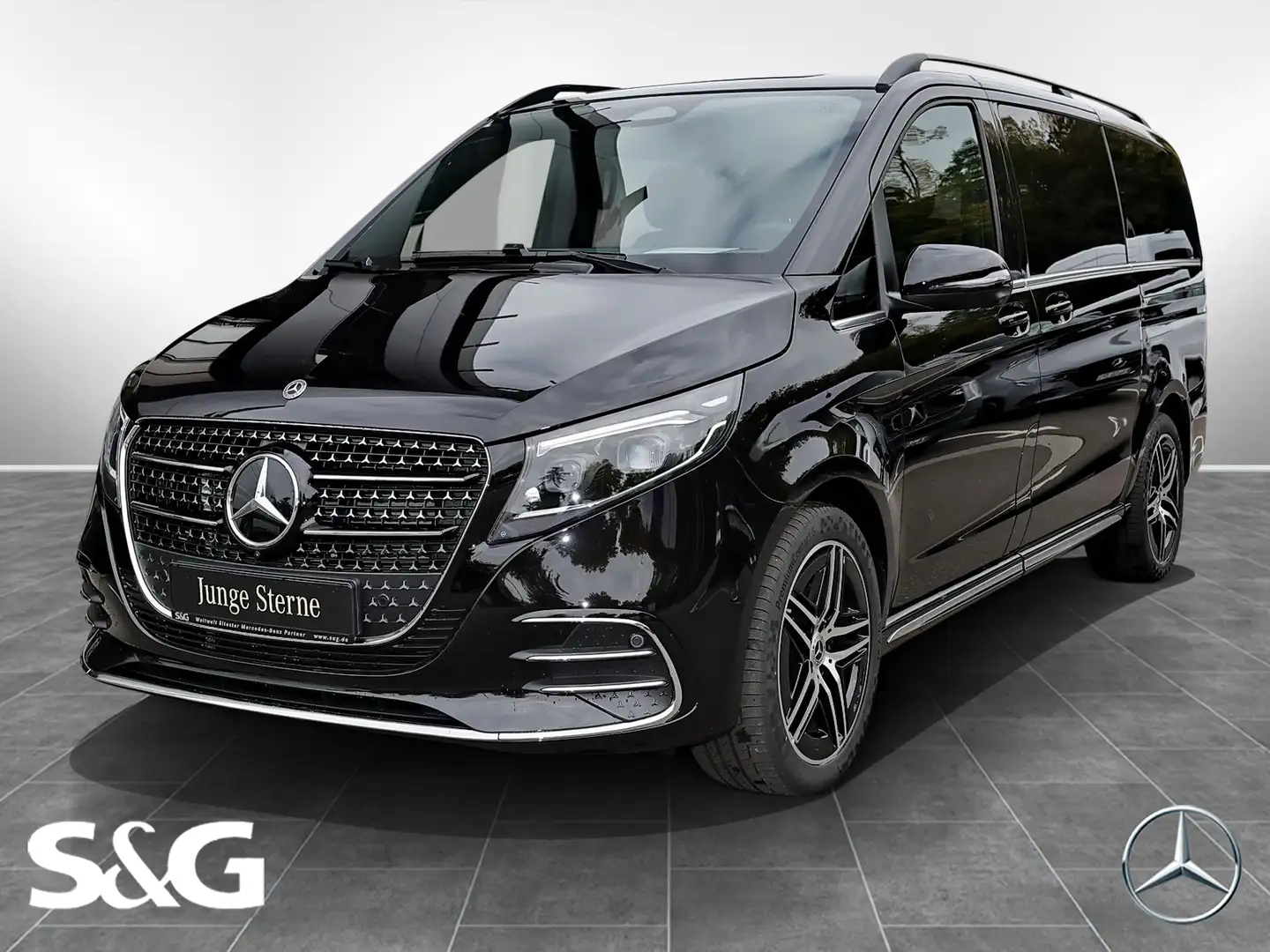 Mercedes-Benz V 300 d AVANTGARDE LANG AMG DISCTRONIC AHK NAVI Negro - 1