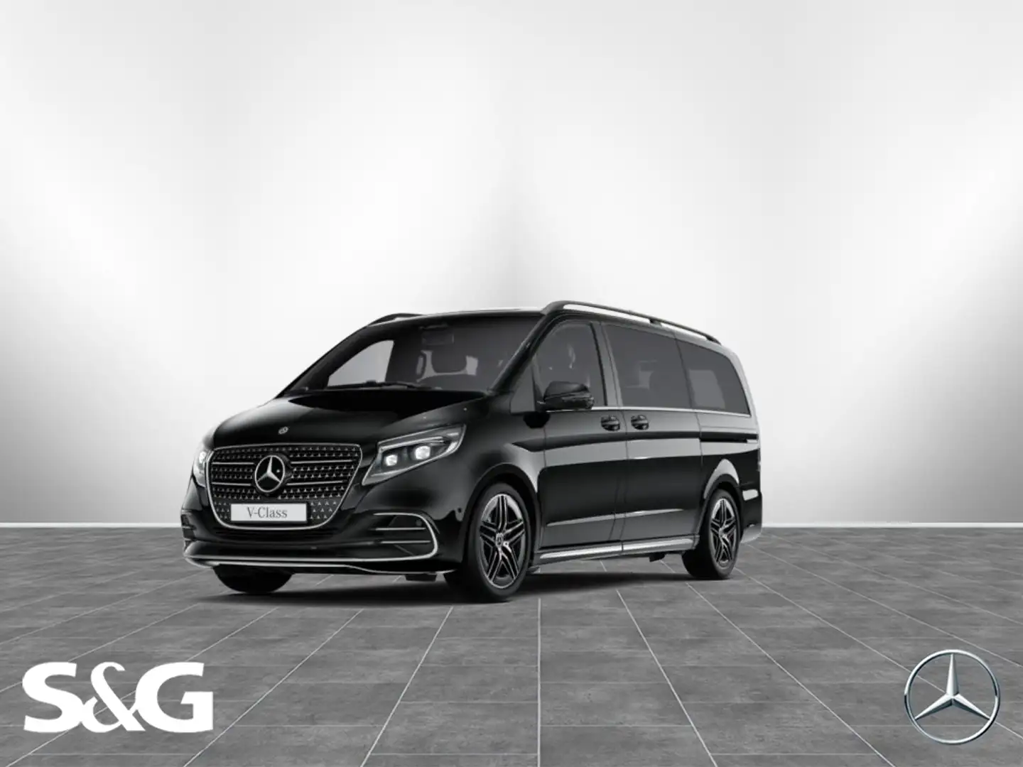 Mercedes-Benz V 300 d AVANTGARDE LANG AMG DISCTRONIC AHK NAVI Schwarz - 1