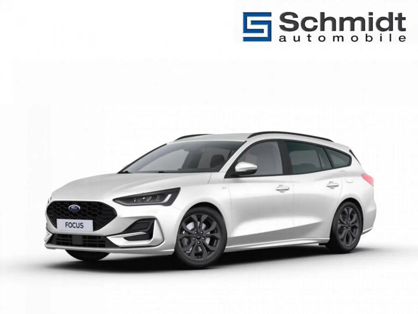 Ford Focus ST-Line Tra. 1,0 EBoost 125PS MHEV M6 F Blanc - 1