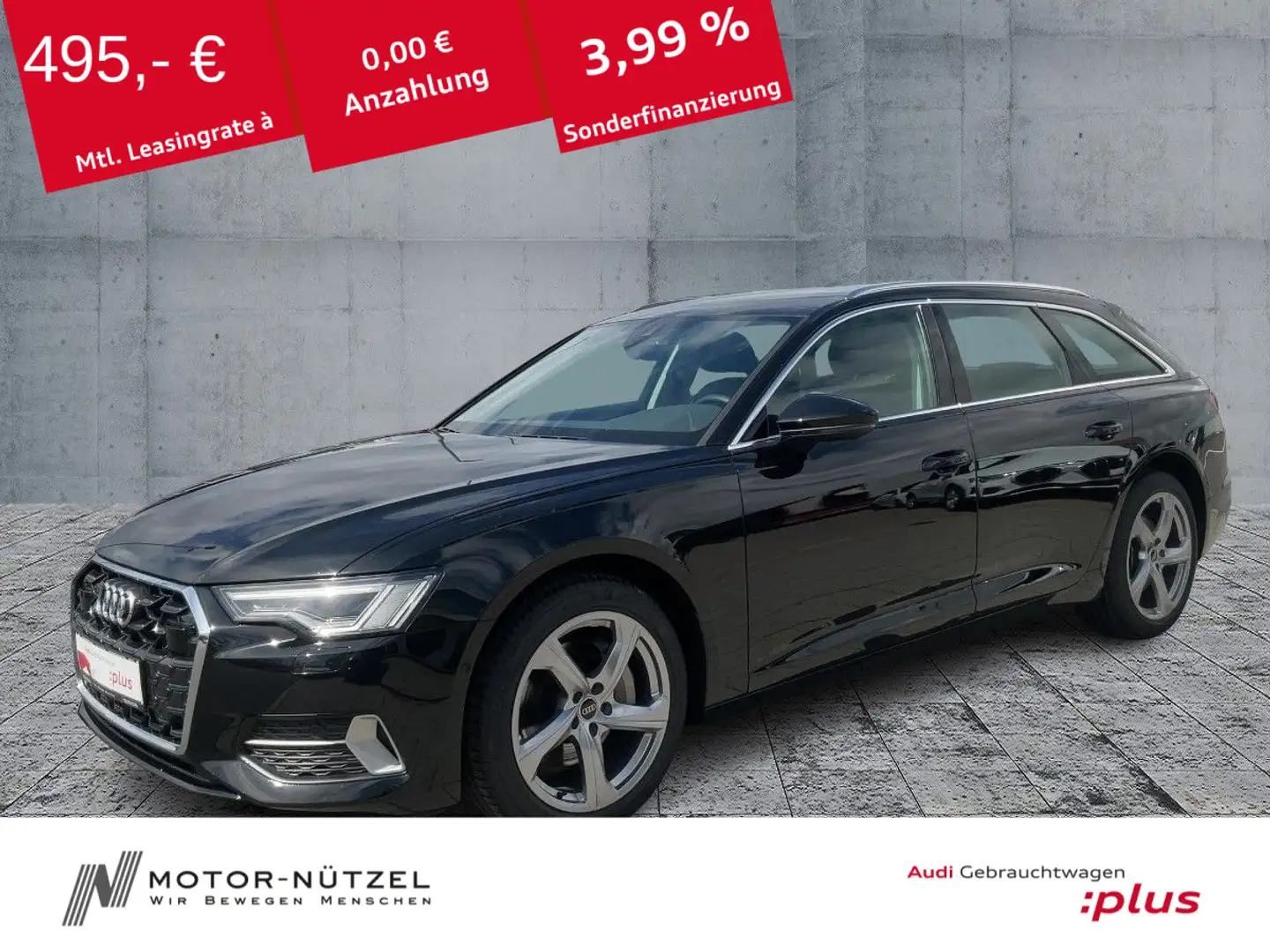 Audi A6 45 TFSI QU ADVANCED MATRIX+NAVI+ACC+AHK Schwarz - 1