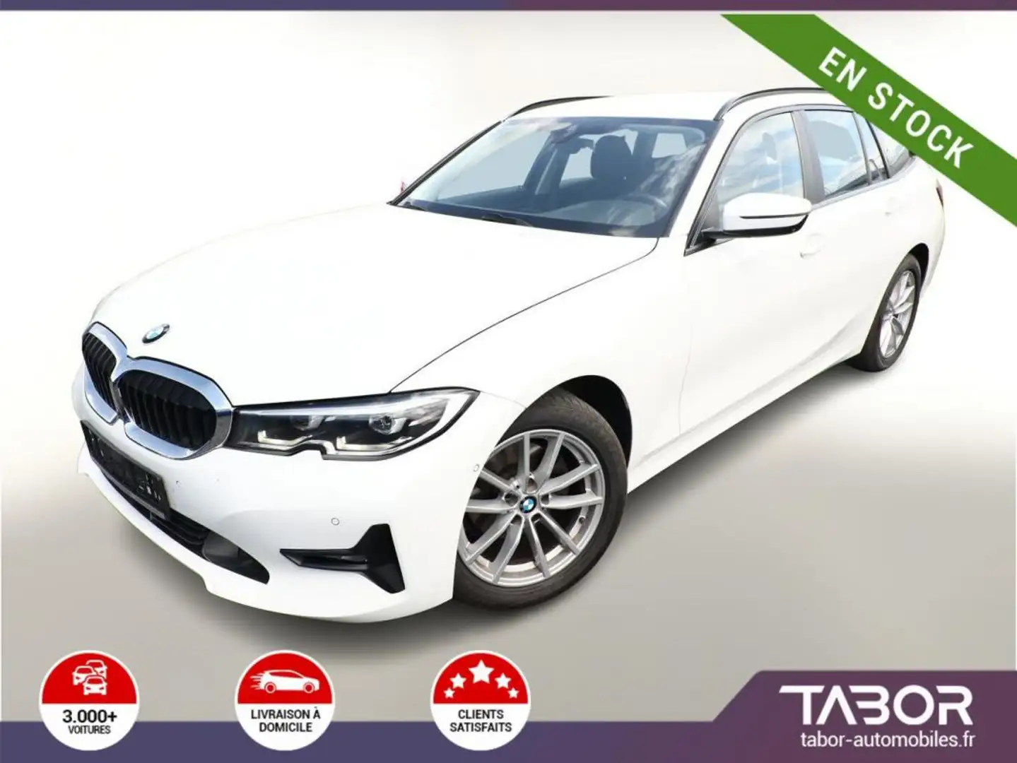 BMW 320 320 d 190 xDrive Aut. Advantage LED ParkP Blanc - 1