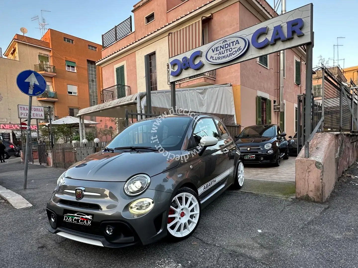 Abarth 595 595 1.4 t-jet Turismo 165cv KONI | RECORD MONZA| Šedá - 2