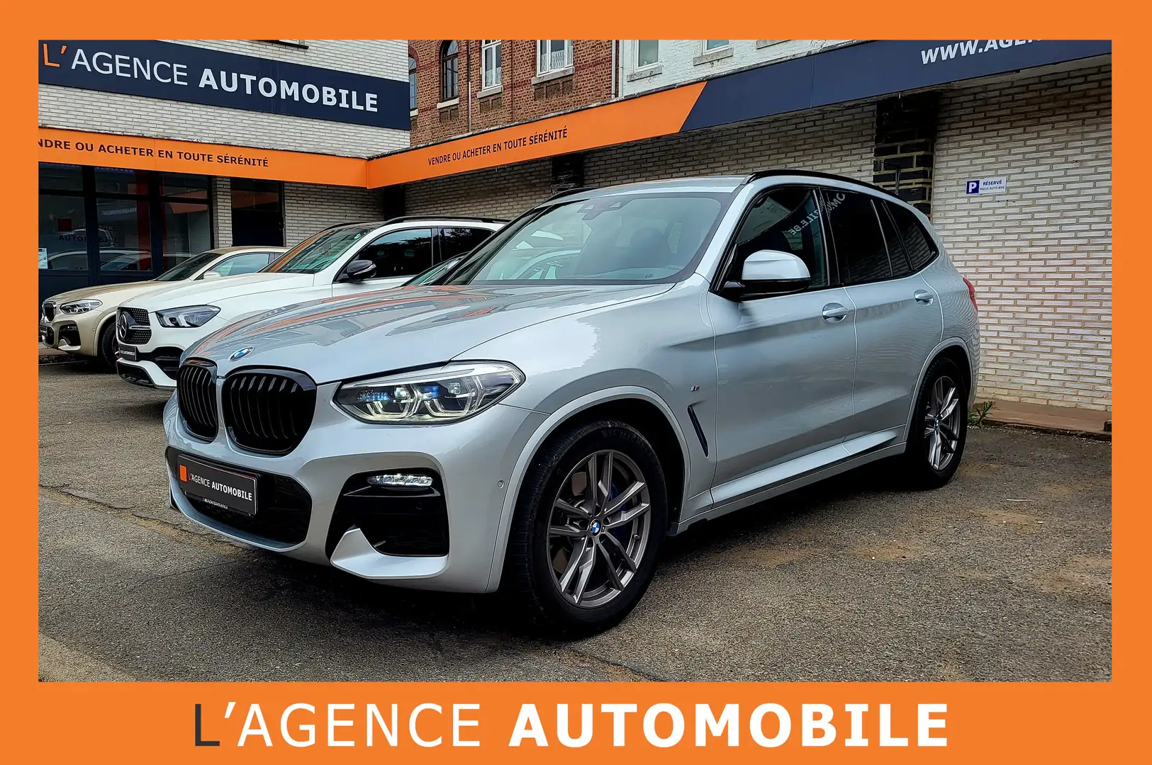 BMW X3 2.0iA xDrive20 Pack M CAMERA DIGITAL HUD GARANT12M Gris - 1