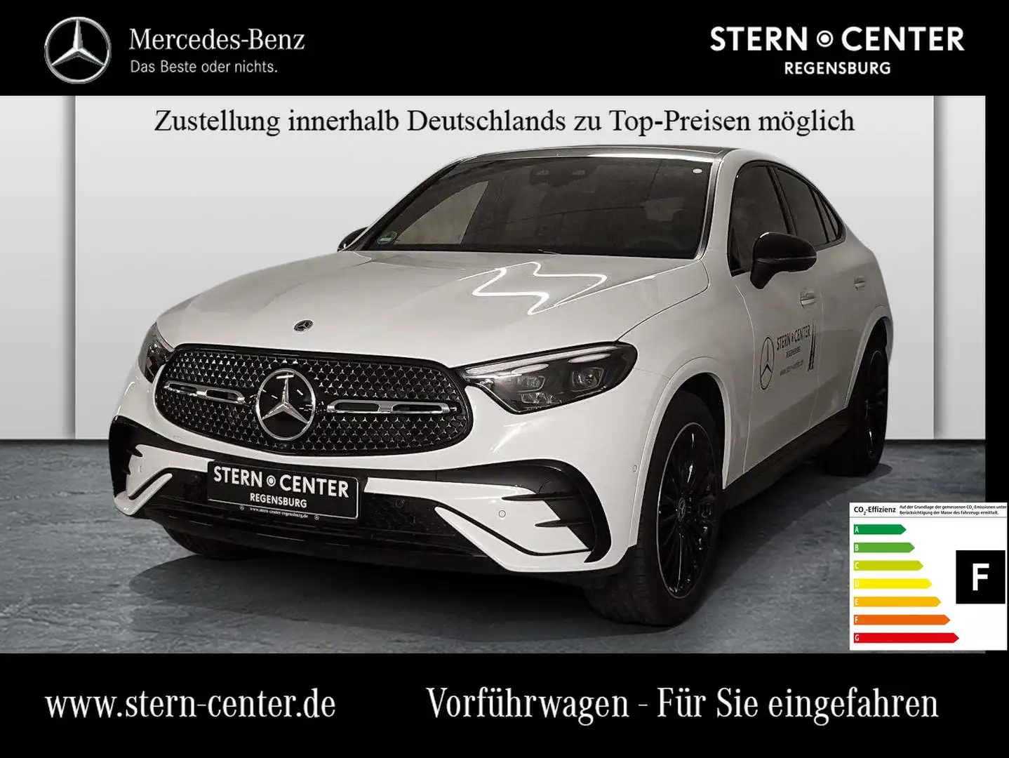 Mercedes-Benz GLC 450 d 4M Coupé+AMGPremiumPlus+AHK+PANO+NIGHT Weiß - 1
