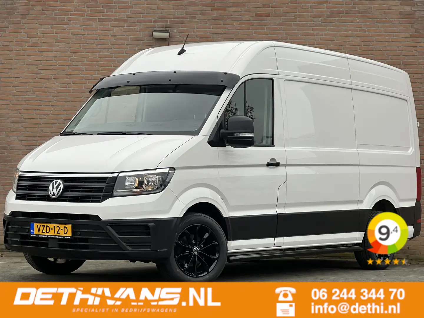 Volkswagen Crafter 2.0TDI 140PK L3H3 Cruisecontrol / Airconditioning Wit - 1