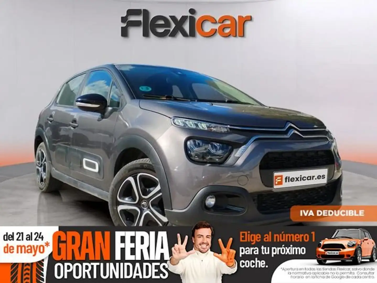 Citroen C3 BlueHDi 75KW (100CV) Plus Gris - 1