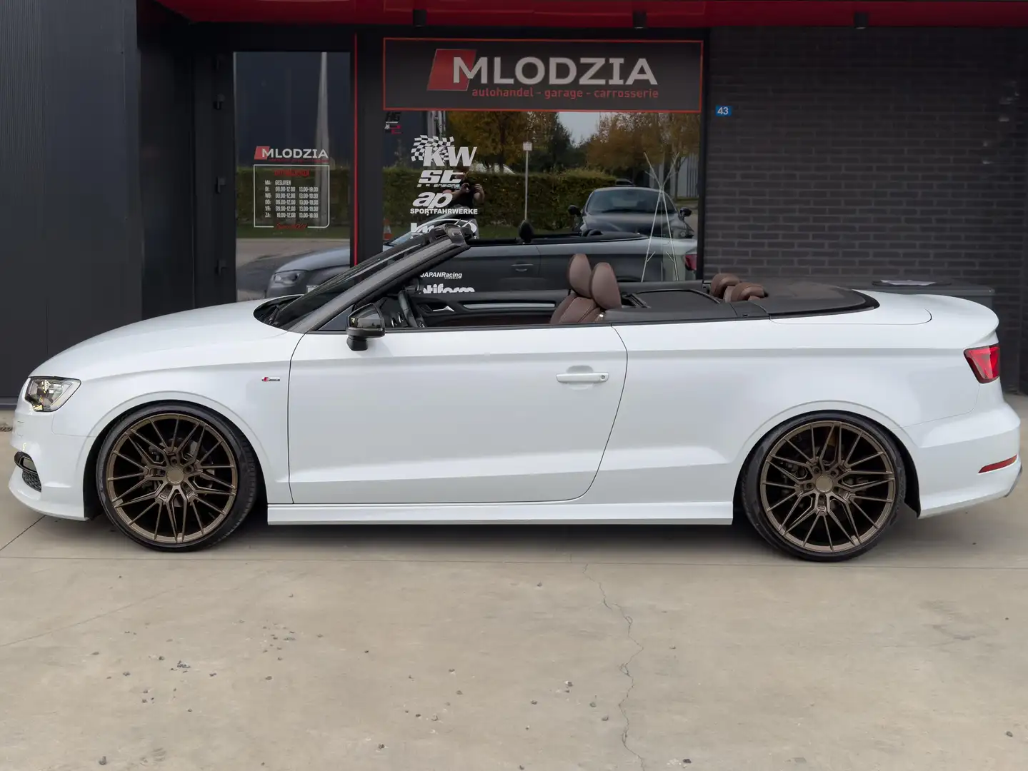 Audi A3 CABRIO black edition TUNED Vmaxx + 19“ JR38 Blanco - 2