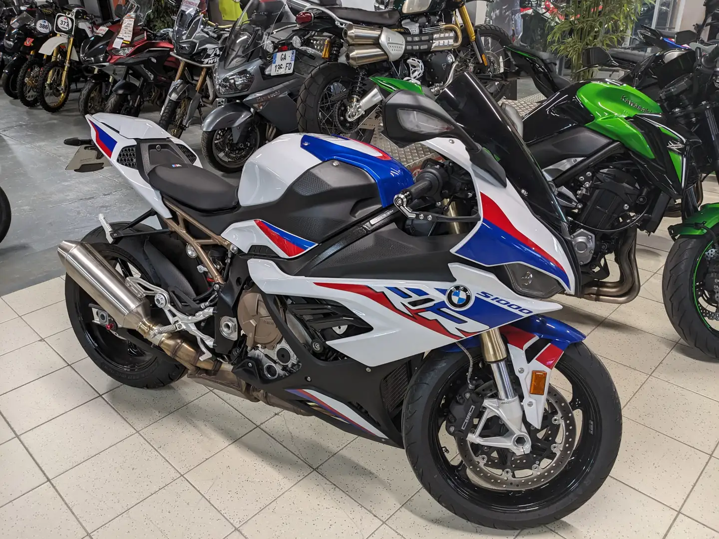 BMW S 1000 RR Blanc - 1