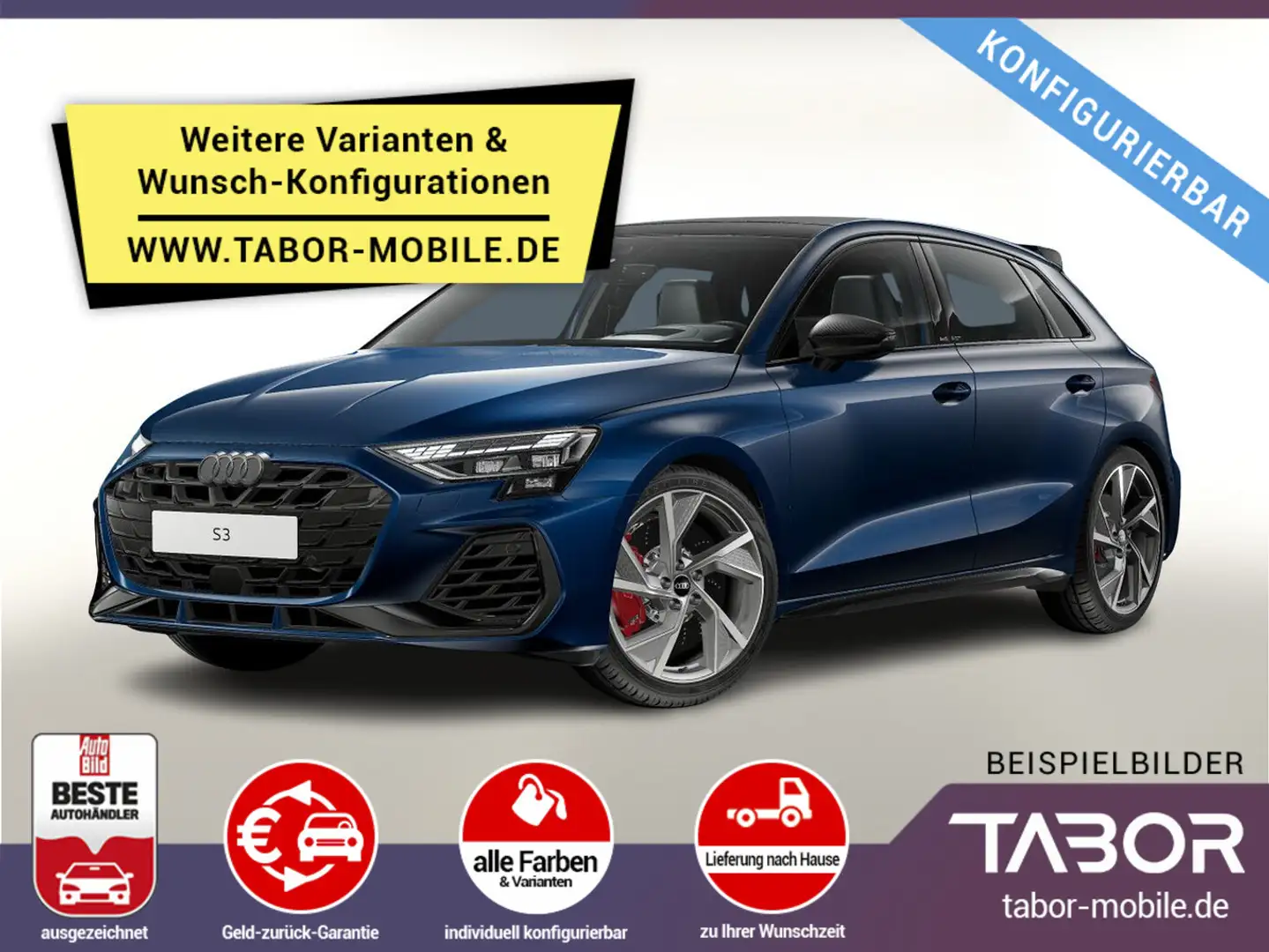 Audi S3 Sportback TFSI 333 quattro LED Komfort+ SHZ Blanco - 1