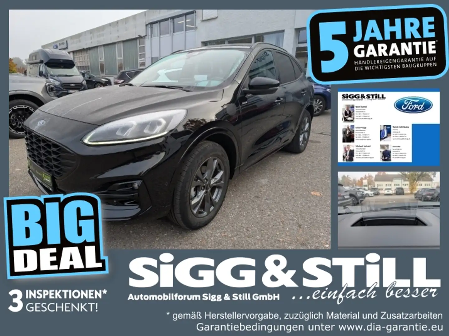 Ford Kuga 2.5 PHEV ST-Line X LED*ACC*HUD*B&O*4xSHZ*2xCAM Zwart - 1