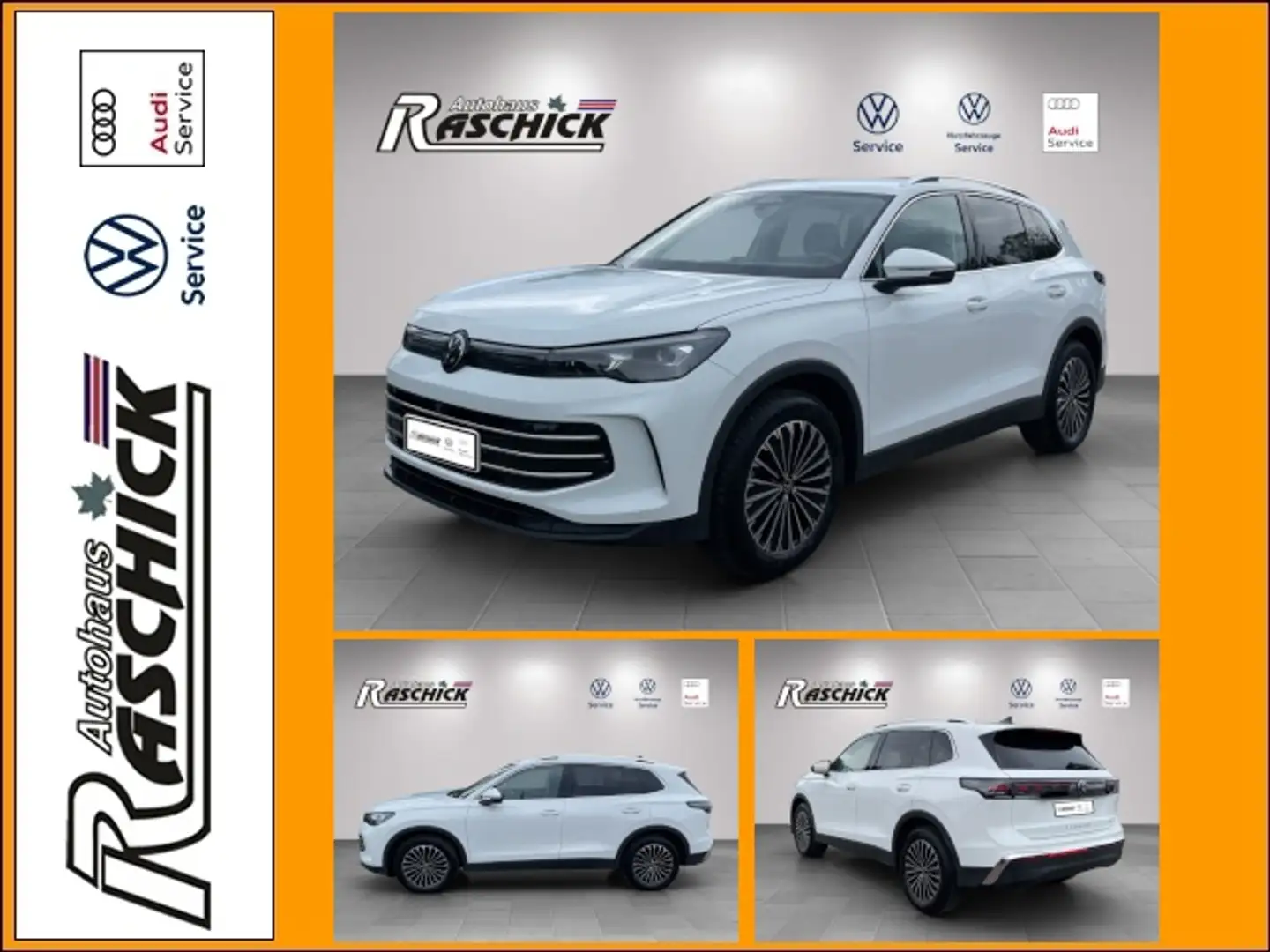 Volkswagen Tiguan 1.5 eTSI 110 kW Elegance Navi AHK Kamera Klima Blanc - 1