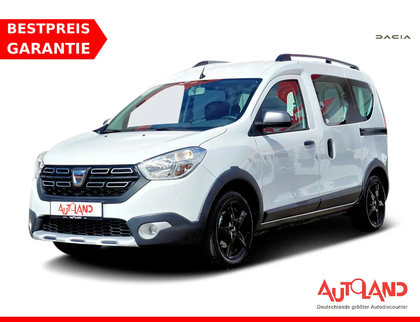 Dacia Dokker Stepway 1.5 DCi Navi Sitzheizung Klima Weiß - 1