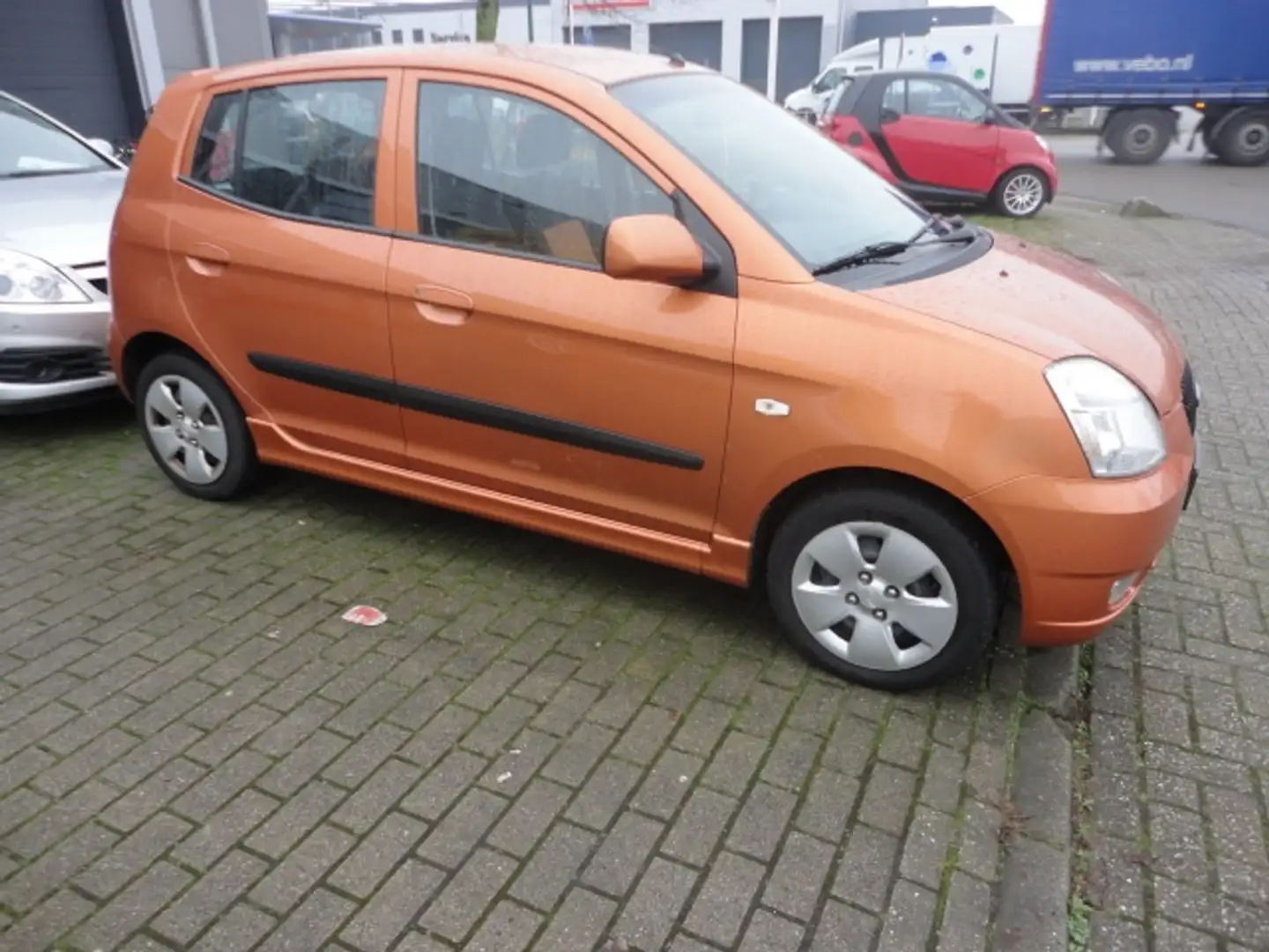 Kia Picanto 1.0 Bling/airco/distri verv Naranja - 2