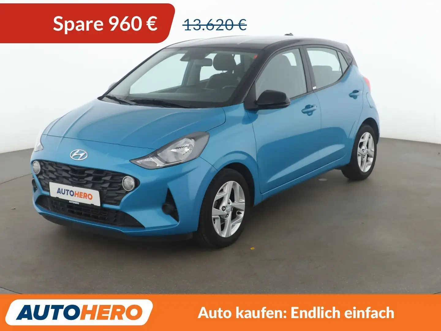 Hyundai i10 1.2 Trend *TEMPO*PDC*SHZ*ALU* Blau - 1