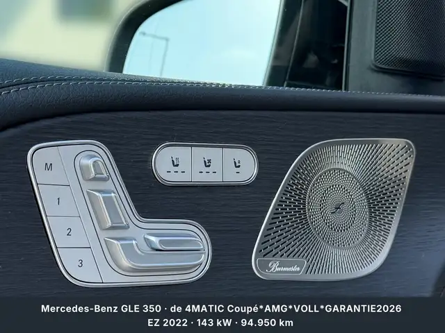 Mercedes-Benz GLE 350 de 4MATIC Coupé*AMG*VOLL*GARANTIE2026 Ansicht 27