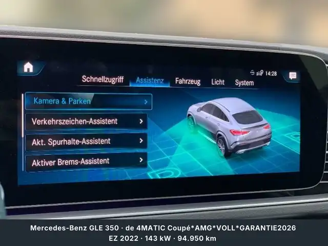 Mercedes-Benz GLE 350 de 4MATIC Coupé*AMG*VOLL*GARANTIE2026 Ansicht 30