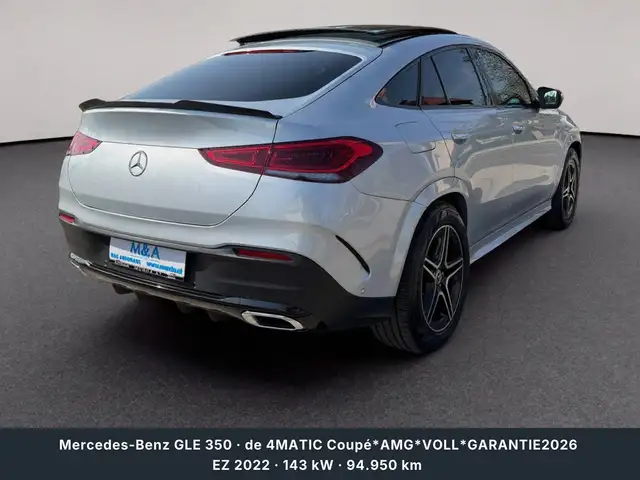 Mercedes-Benz GLE 350 de 4MATIC Coupé*AMG*VOLL*GARANTIE2026 Ansicht 4