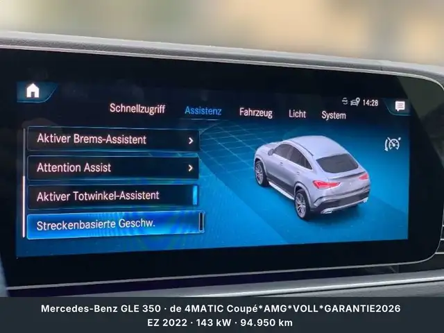 Mercedes-Benz GLE 350 de 4MATIC Coupé*AMG*VOLL*GARANTIE2026 Ansicht 17