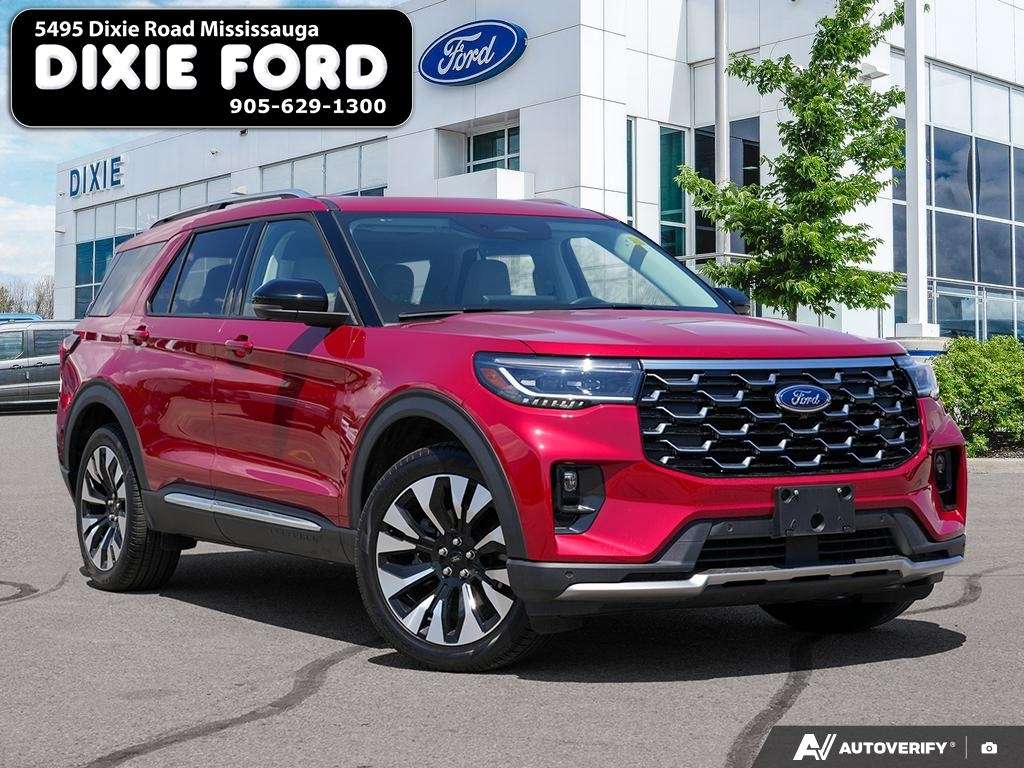 2026 Ford Explorer PLATINUM DEMO, CAPTAIN CHAIRS, LEATHER LUX PKG