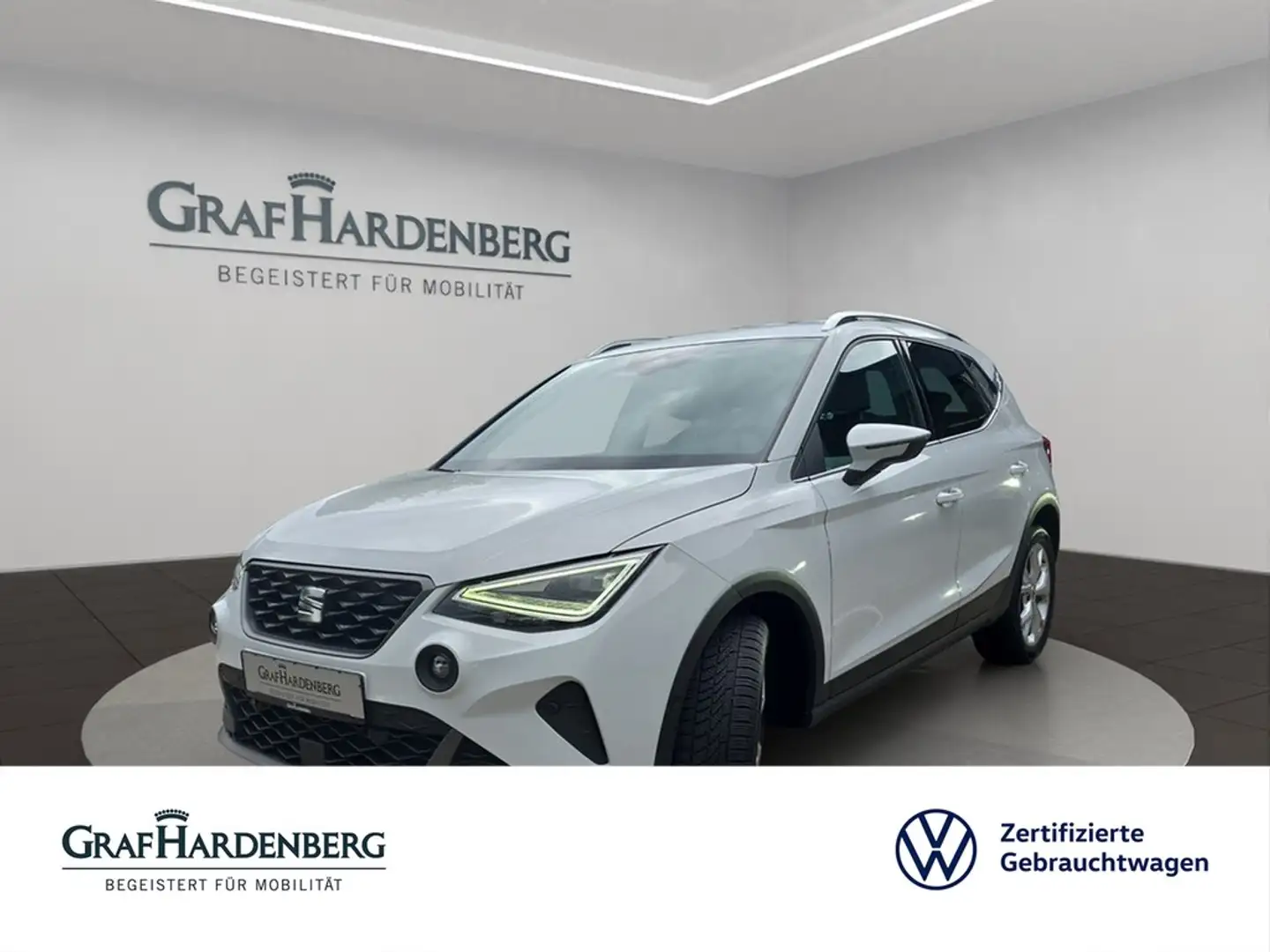 SEAT Arona FR-Line 1.0 TSI DSG Navi LED ACC Weiß - 1