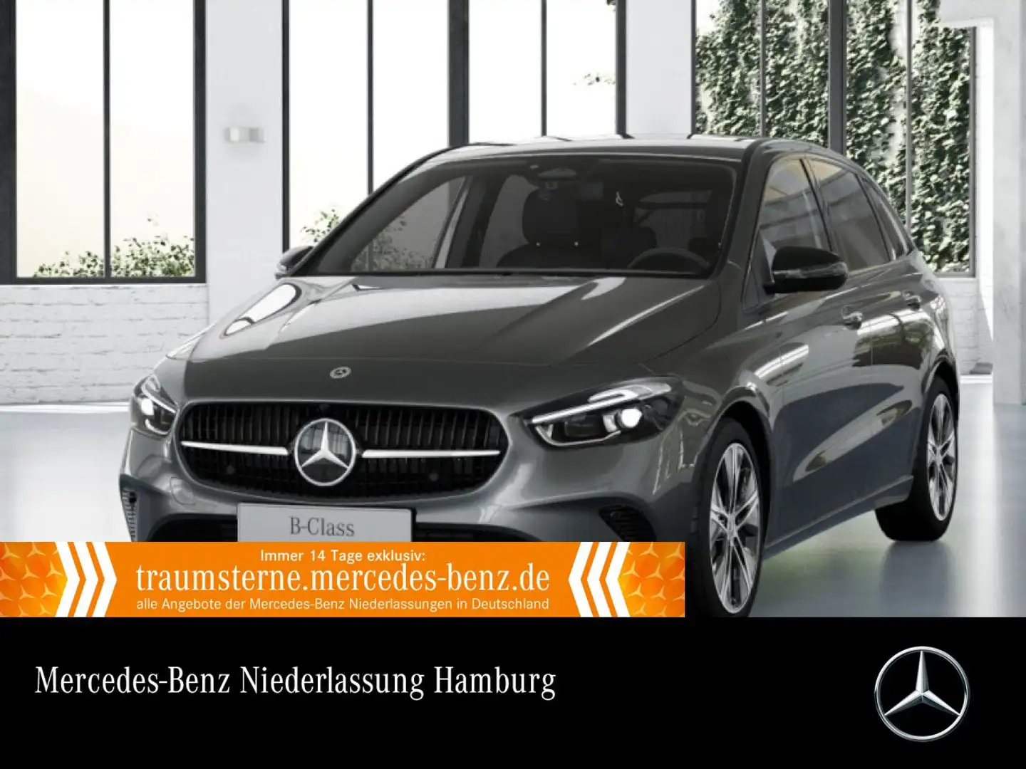 Mercedes-Benz B 200 PROGRESSIVE+NIGHT+AHK+MULTIBEAM+KAMERA+TOTW Gris - 1