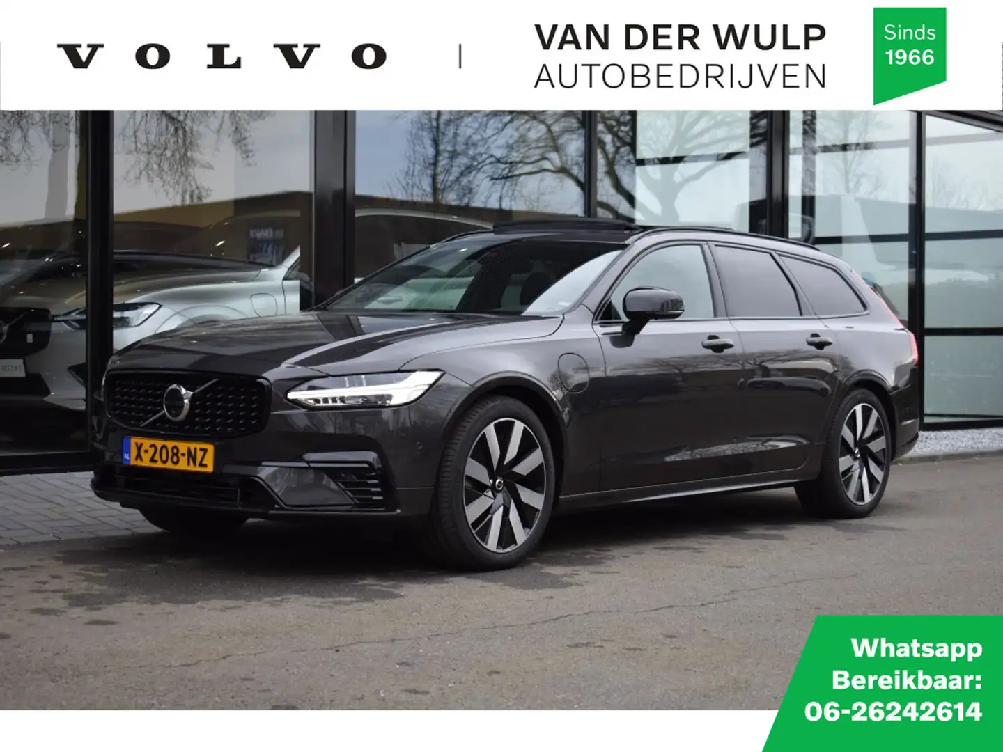Volvo V90 T8 455PK AWD Ultimate Dark | 360 Camera | Extra ge Šedá - 1