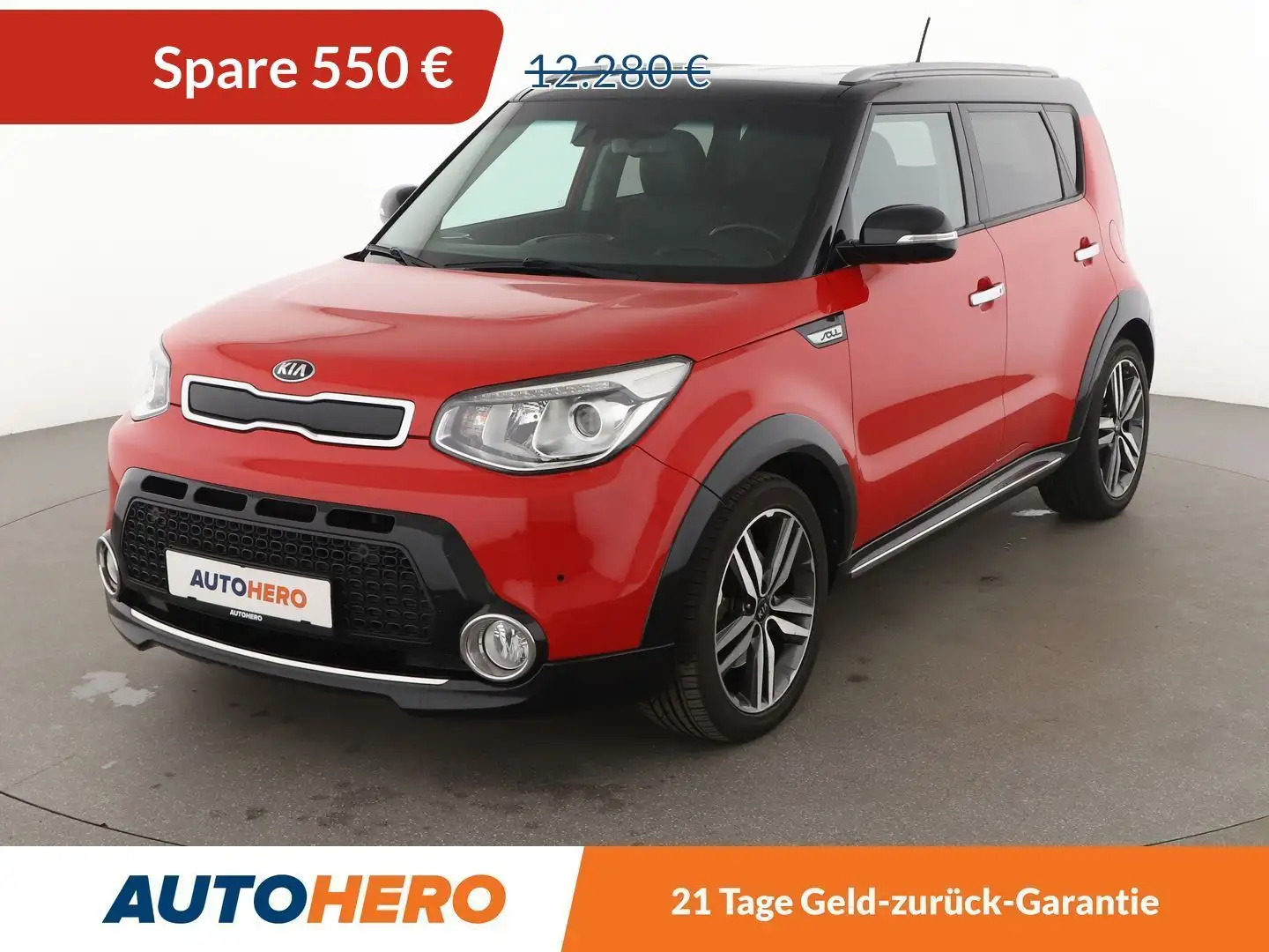 Kia Soul 1.6 CRDi Spirit Aut.*NAVI*CAM*SPUR*PDC*SHZ* Czerwony - 1