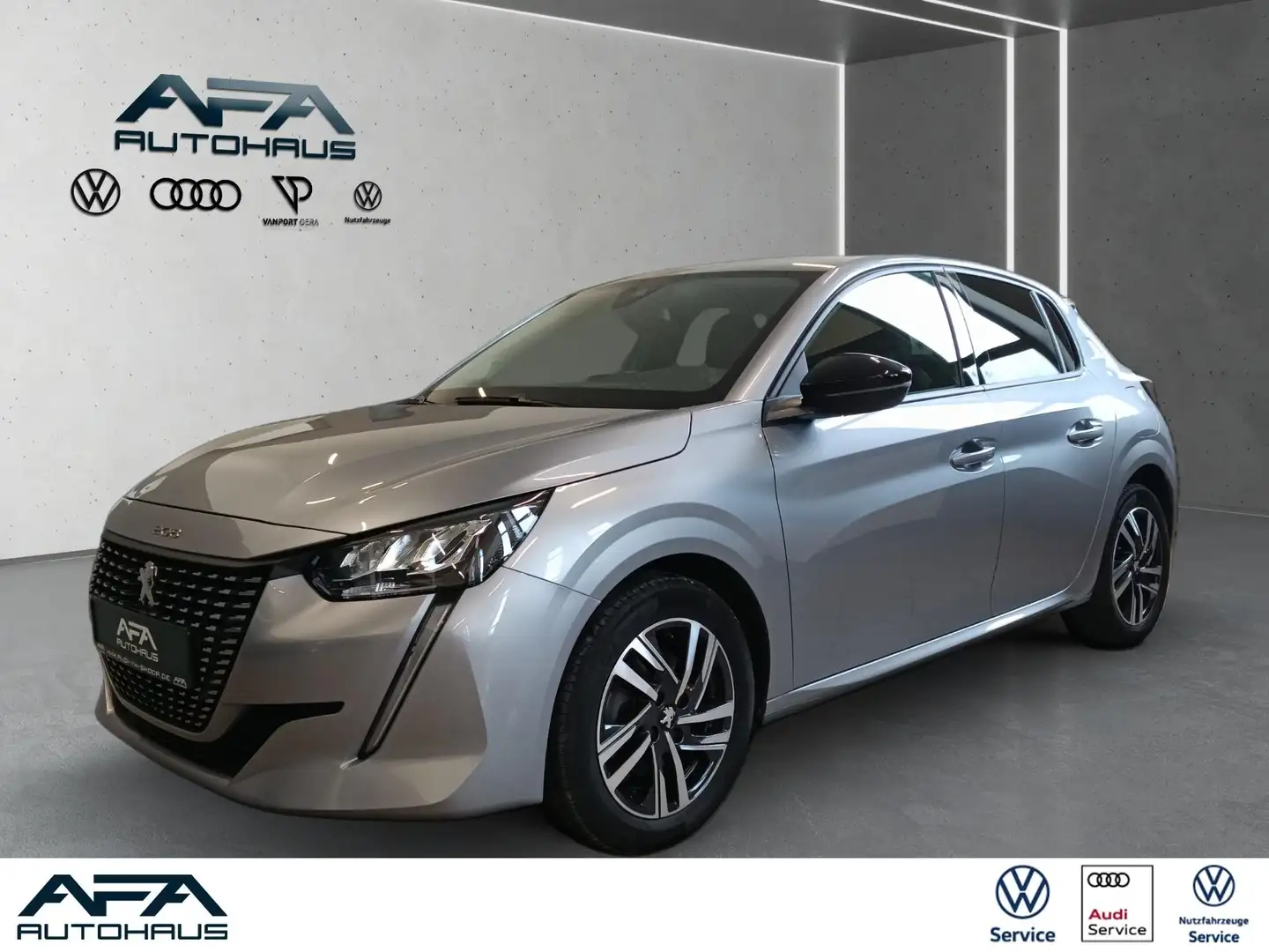 Peugeot 208 1.2 PureTech100 Allure Pack Aut. NAV*LED*GRA Grau - 1