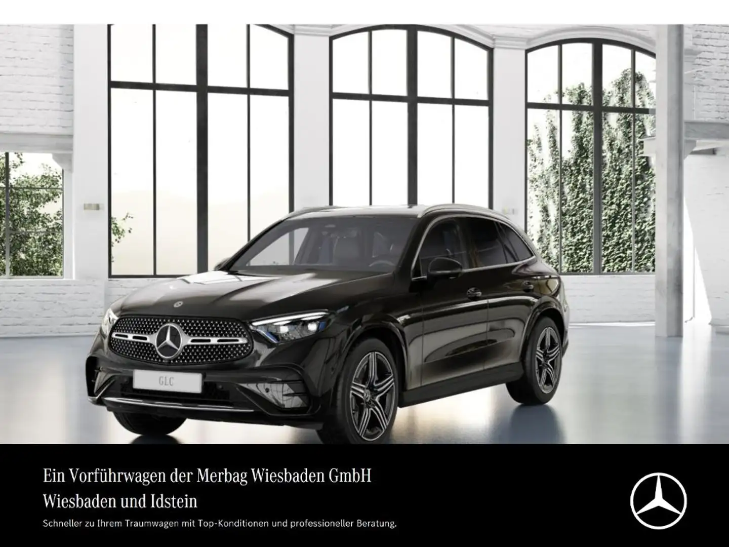 Mercedes-Benz GLC 220 AMG-MEMORY-DIGITAL-LIGHT-AHK-UVP 74.700,- Schwarz - 1