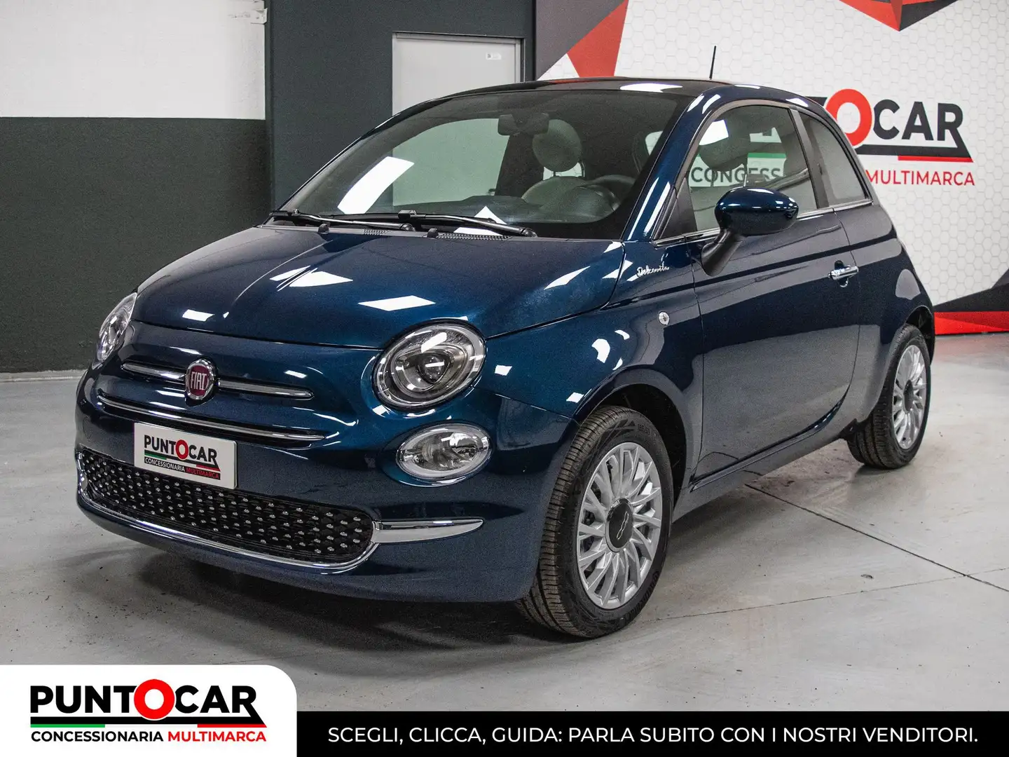 Fiat 500 1.0 Hybrid Dolcevita 70cv PROMO FLEX Bleu - 1
