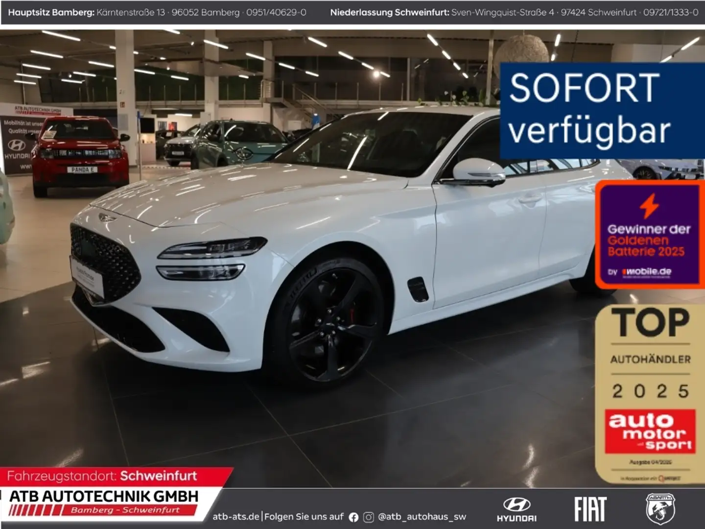 Genesis G70 Shooting Brake 2.0T PLUS 4WD SPORT, Sitz, Innovtio Weiß - 1