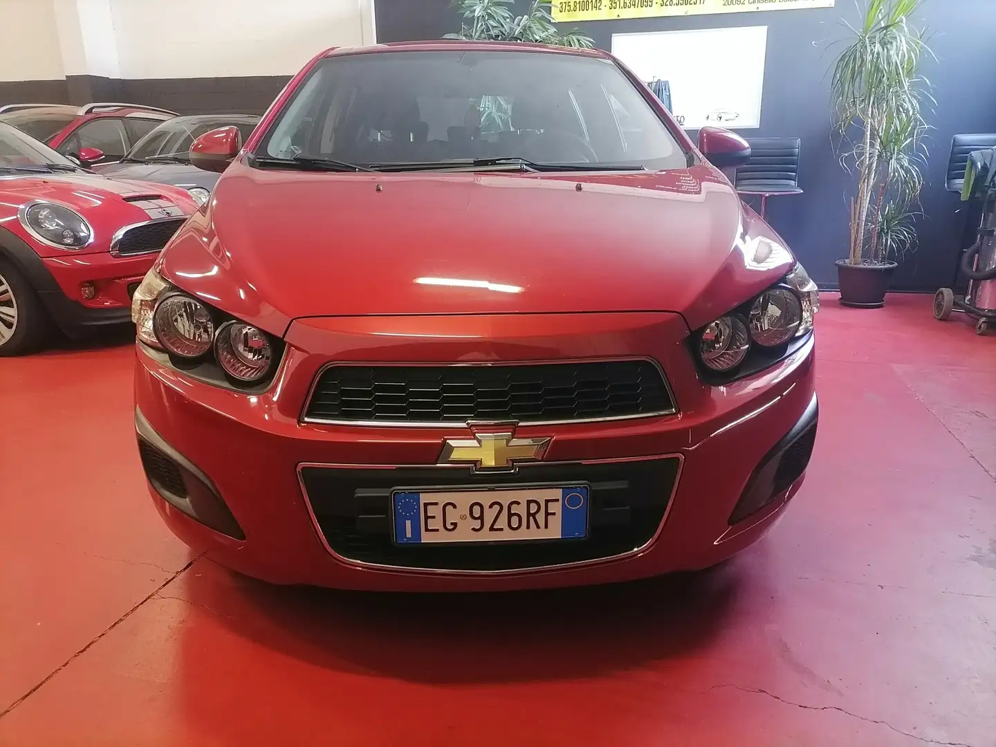 Chevrolet Aveo Aveo 2011 1.2 LTZ 86cv 5p Czerwony - 2