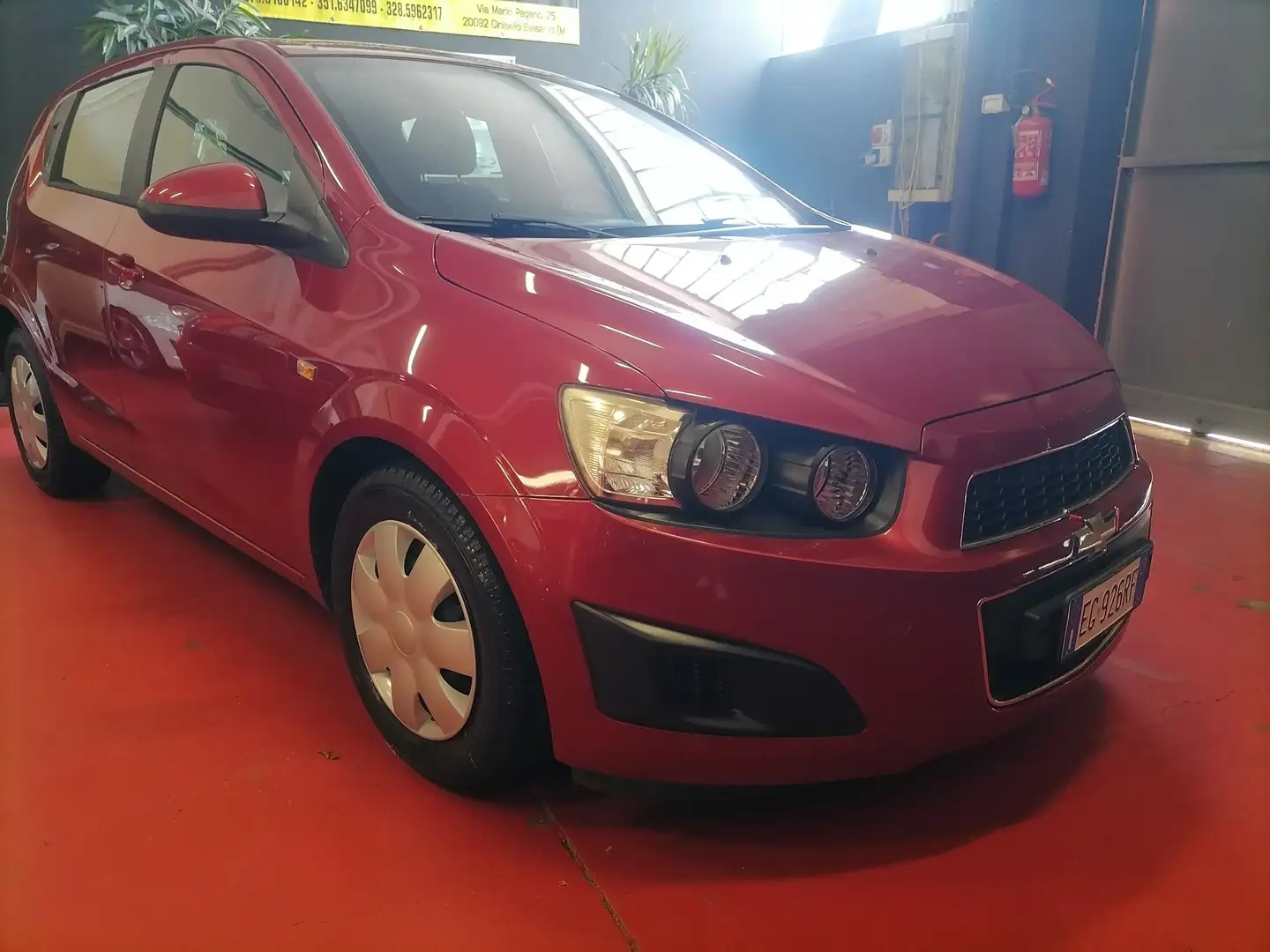 Chevrolet Aveo Aveo 2011 1.2 LTZ 86cv 5p Czerwony - 1
