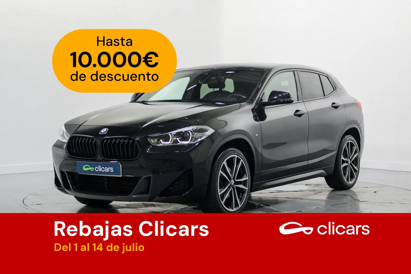 BMW X2 sDrive 18dA M Sport Negro - 1