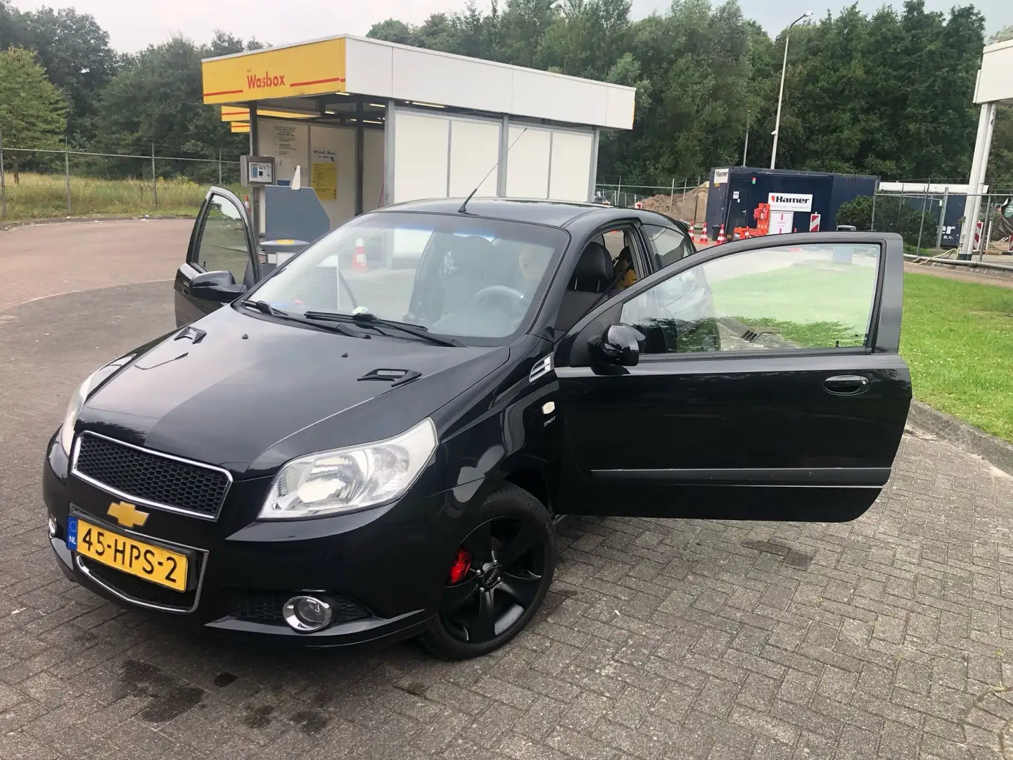 Chevrolet Aveo 1.4 16V LS AUTOMAAT/NWE APK Negru - 1