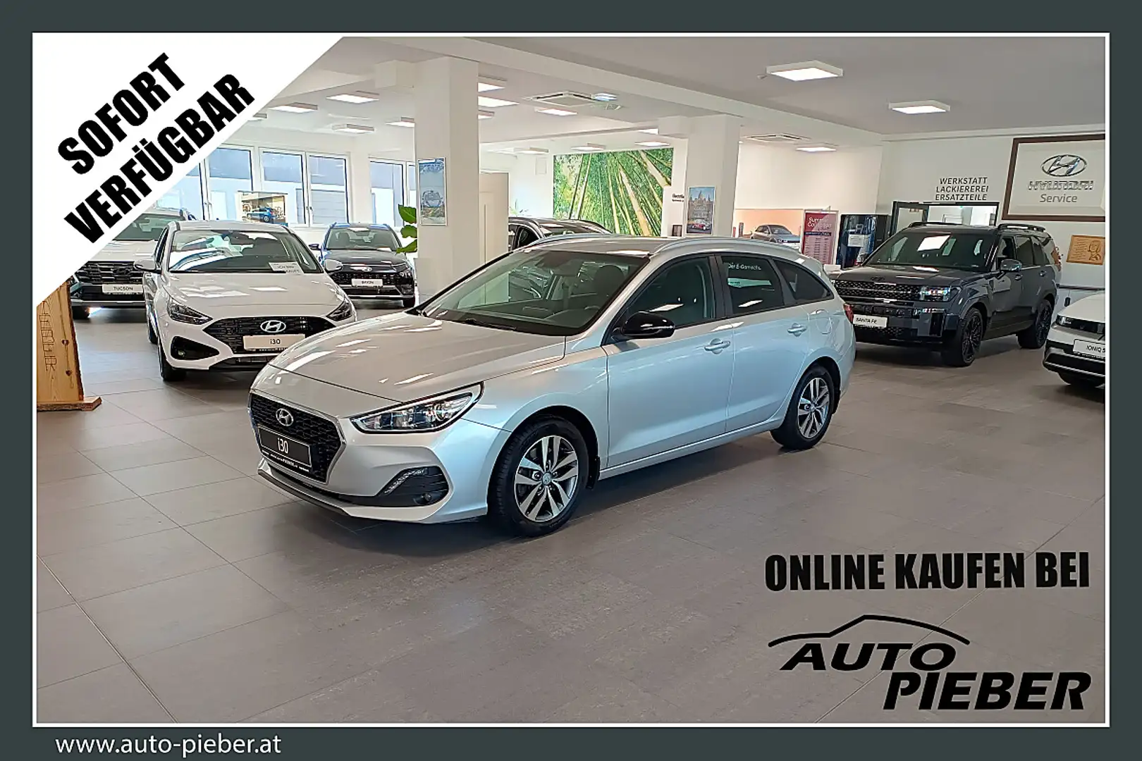 Hyundai i30 CW 1.4 MPI LEVEL 3 *AHK* *Sitzheizung* *RFK* Silber - 1