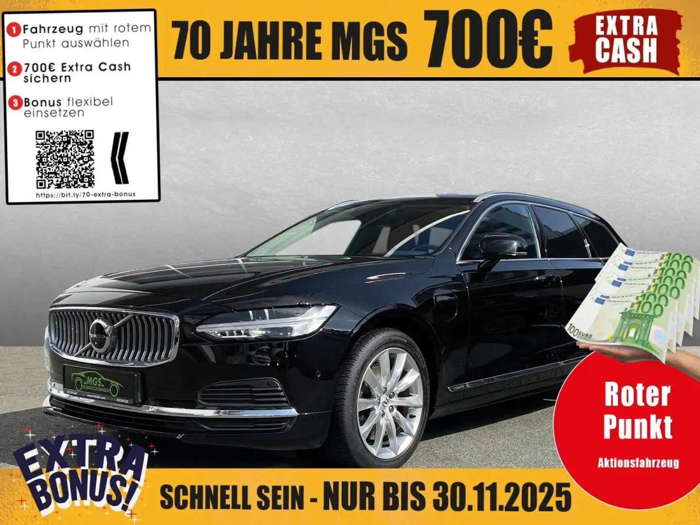Volvo V90 Inscription Expr: T6 AWD#LED#SCHIEBEDACH#DAB Schwarz - 1