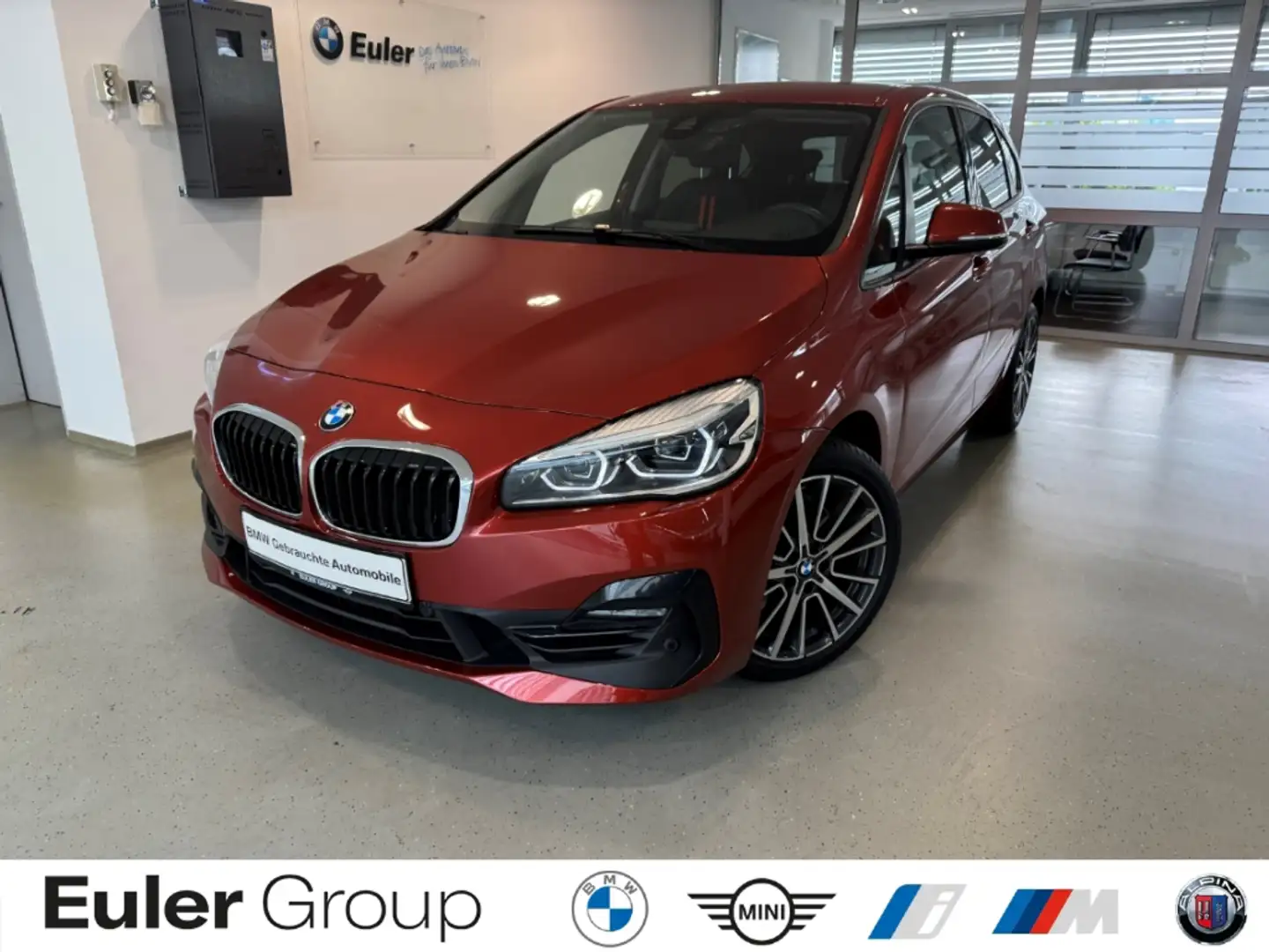 BMW 220 Active Tourer i A AD Navi LED El. Heckklappe Mehrz Orange - 1
