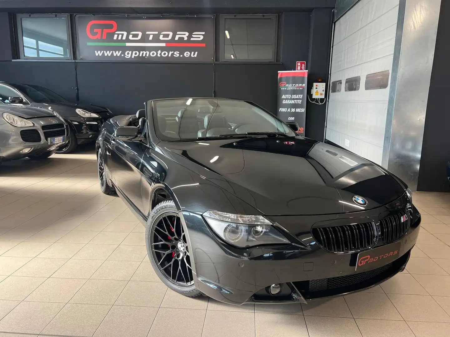 BMW 650 i Cabrio M6 PACK ! 1PROPRIETARIO ! TOTAL BLACK ! Nero - 1