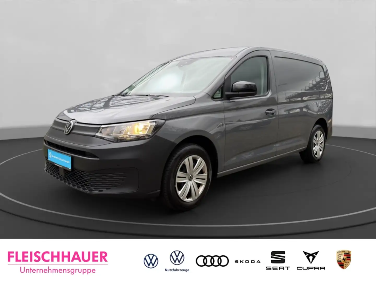 Volkswagen Caddy 2.0 TDI Navi Musikstreaming DAB Ausparkassistent S Grau - 1