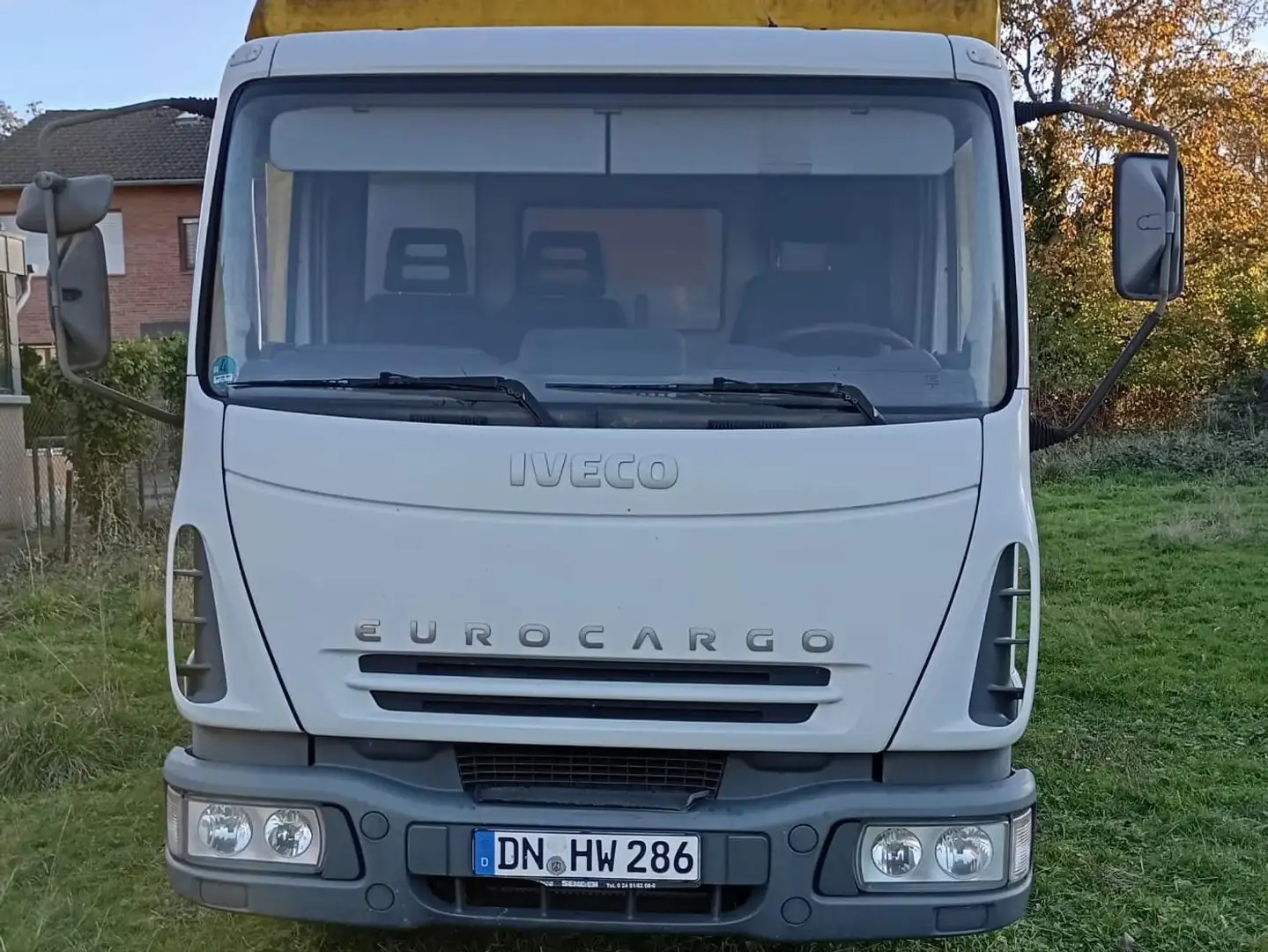 Iveco LKW Plane U. Spriegel Biały - 1