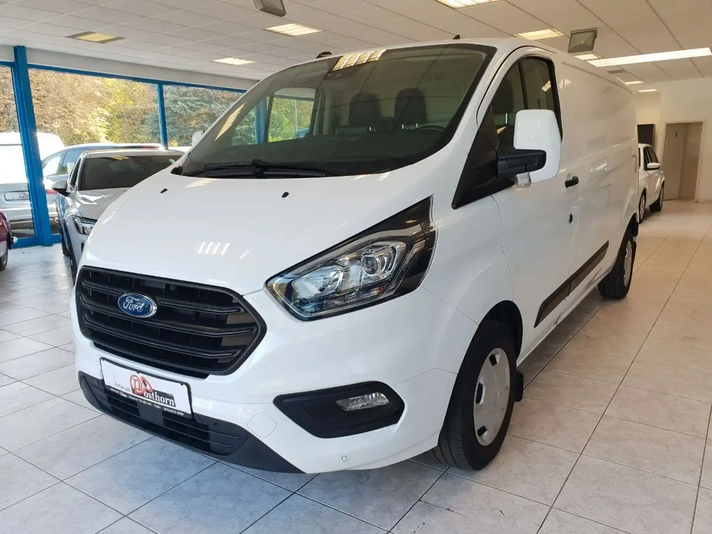 Ford Transit Custom Kasten 300 L2 lang Klima Navi PDC Weiß - 1