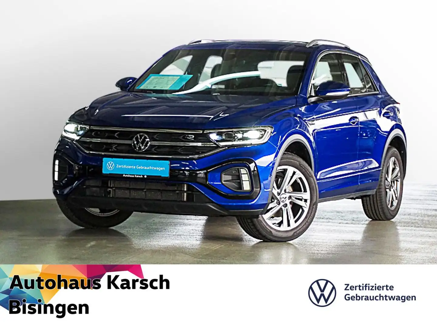 Volkswagen T-Roc 1.5 TSI DSG R-Line KEYLESS, PDC, SH LED Blau - 1