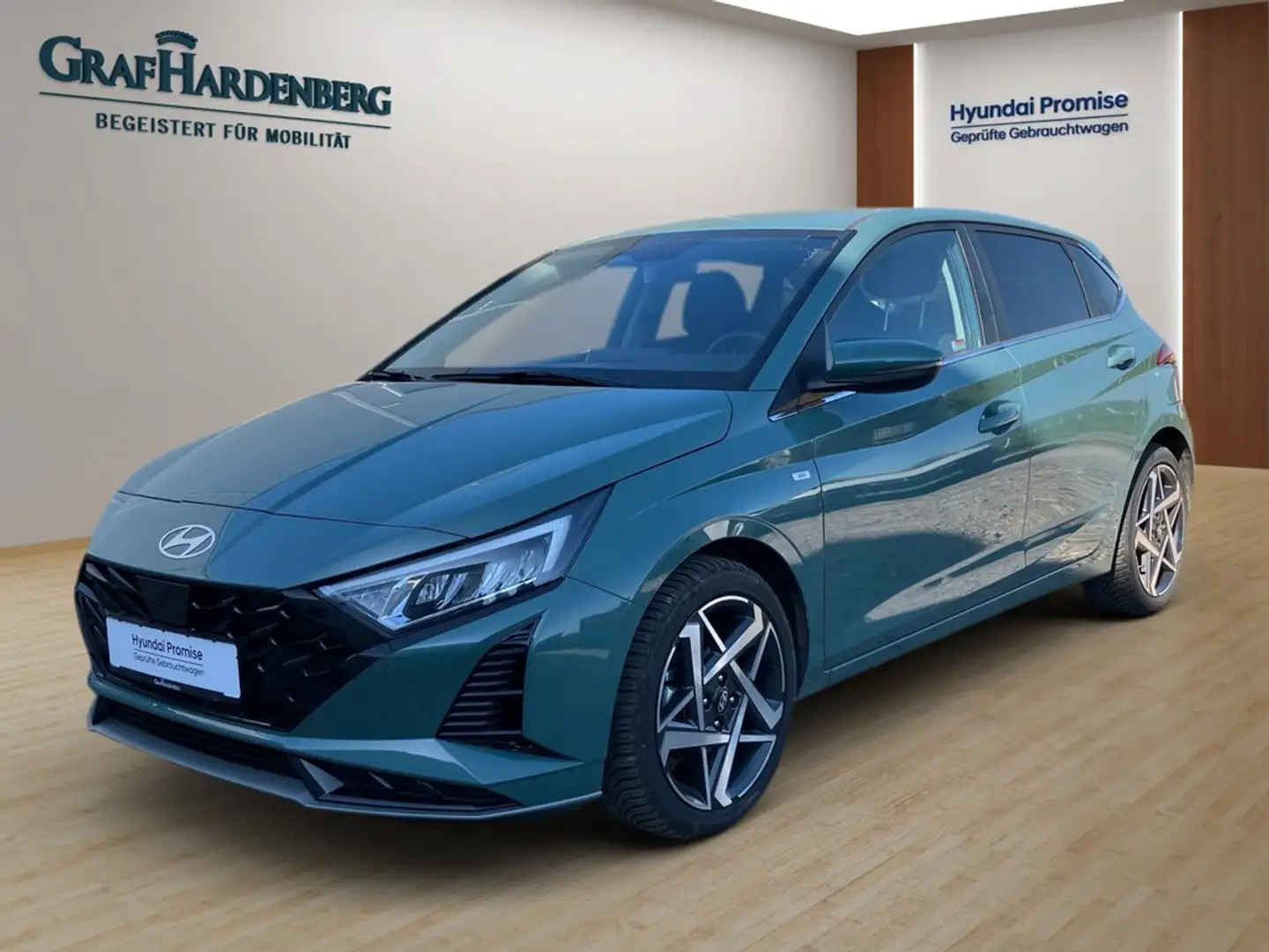 Hyundai i20 1.0 T-Gdi iMT Prime Mild-Hybrid Grün - 1