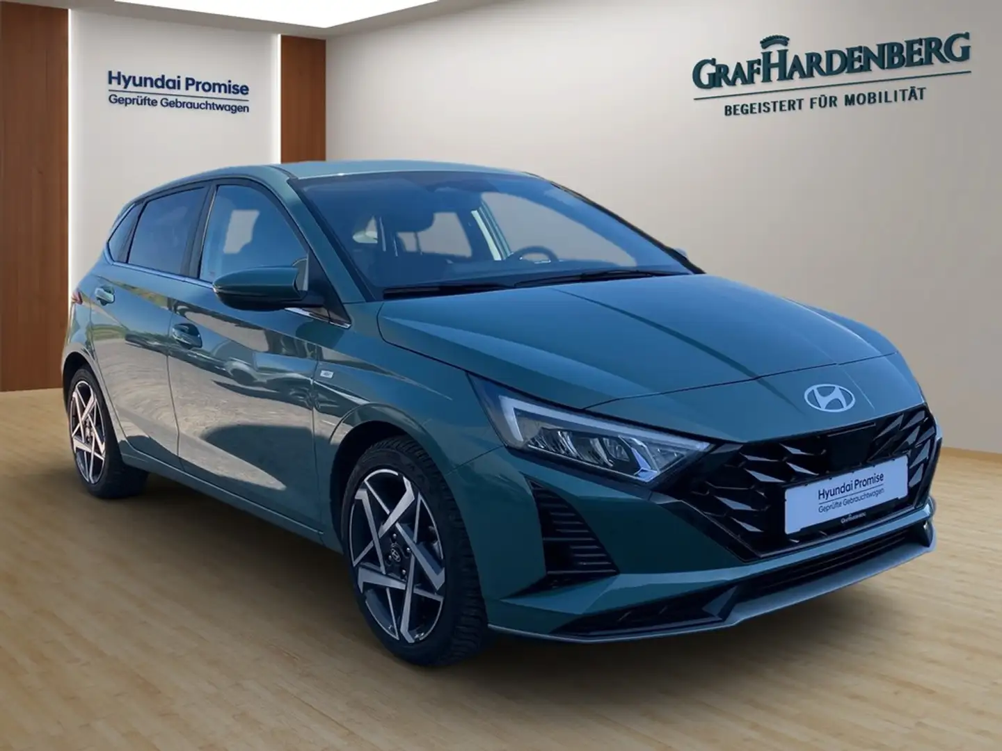 Hyundai i20 1.0 T-Gdi iMT Prime Mild-Hybrid Grün - 2