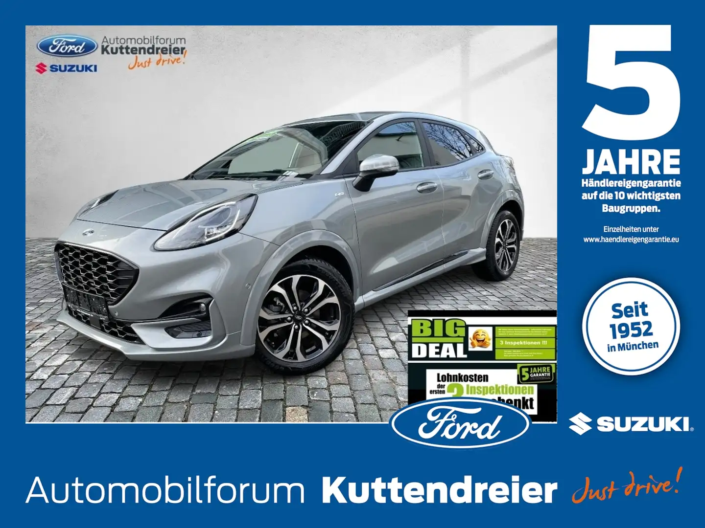 Ford Puma ST-Line Navi Kamera LED Tempomat ACC Sitzh. Negro - 1