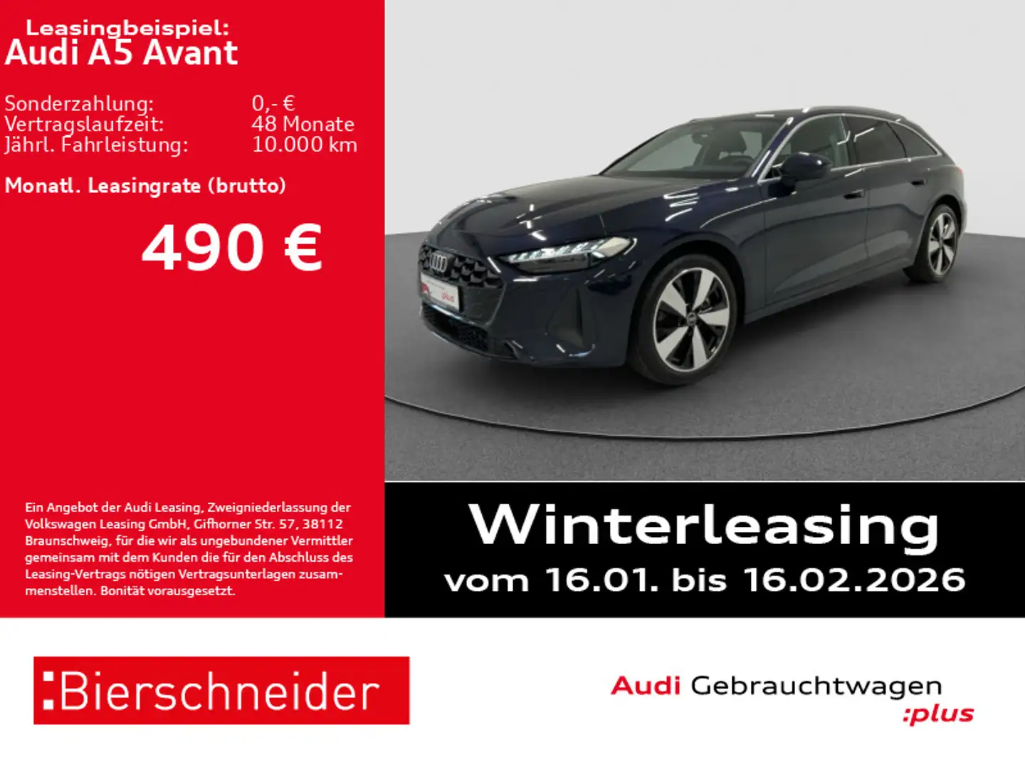 Audi A5 A5 Av TFSI AHK LED CAM ACC 19 Blau - 1